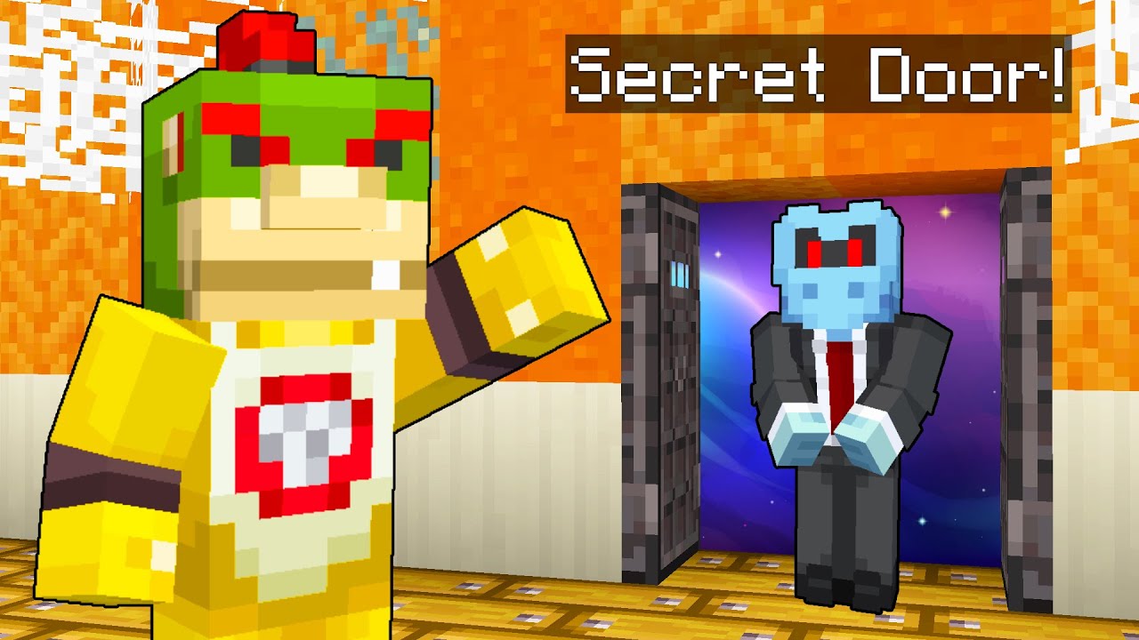 The HALLOWEEN Secret Door... 🔮🕸️ Minecraft Nintendo Fun House [45]