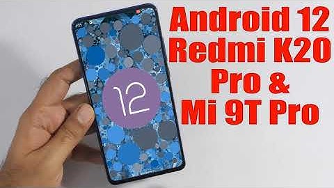 Install Android 12 on Redmi K20 Pro & Mi 9T Pro (AOSP ROM) - How to Guide!
