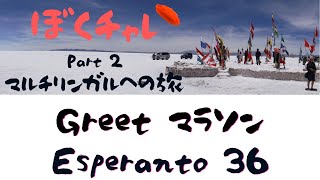 DuolingoでEsperanto #36 久々に「Greet」カテゴリでマラソンしてみた！マラソンというよりスプリントか？！