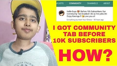 🔥 YOUTUBE BIG SURPRISE || GET COMMUNITY TAB BEFORE 10,000 SUBSCRIBERS