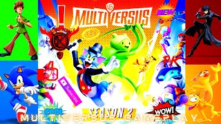 WOW CHARACTERS VARIANTS!! Multiversus Gameplay Part 8 Season 2 Update LET'S DO THIS!! CLASH BATTLES!