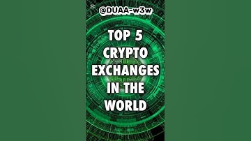 Top 5 Crypto currency trading exchanges in the world #bitget #binanceexchange #kucoin #bybit #huobi
