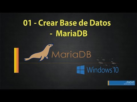 01 - Crear Base de Datos  -  MariaDB