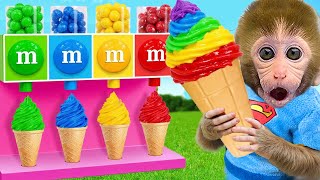 Download Lagu Bebé Mono BonBon va a comprar helado arcoíris y juega con el perrito lindo - MONO BONBON ESP MP3 Download Lagu Bebé Mono BonBon va a comprar helado arcoíris y juega con el perrito lindo - MONO BONBON ESP MP3