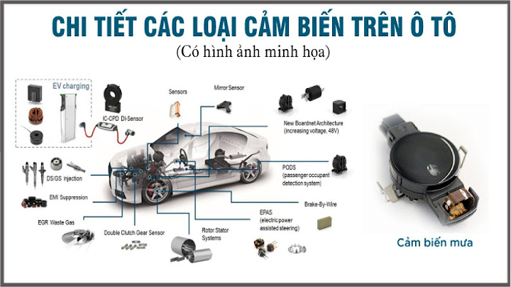 Các loại cảm biến nào có trên a5 2023 năm 2024