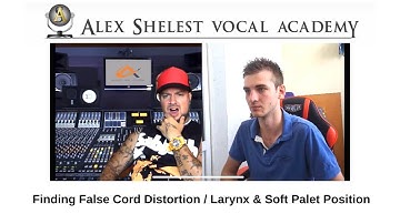 Alex Shelest Vocal Lessons - Finding False Cord Distortion / Balansing Larynx and Soft Palet