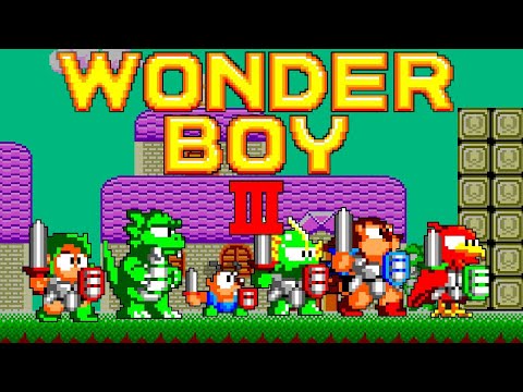 Wonder Boy 3: The Dragon's Trap (Sega Master System) Playthrough Longplay Retro game