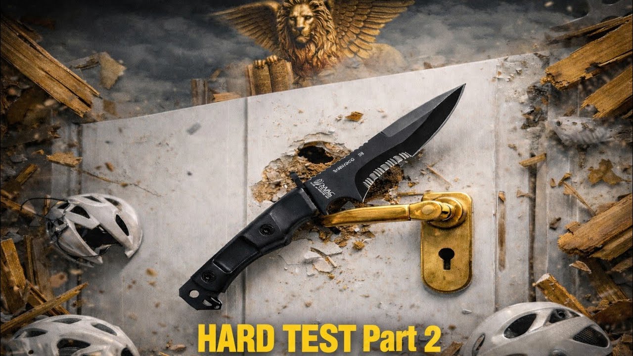 Coltello SAN MARCO(D2) Mac Coltellerie by Bellani Martinelli VS HARD TEST part 2