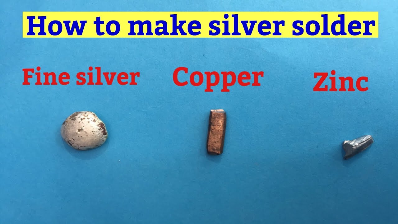 How To Make Silver Solder  How to Join Silver 
