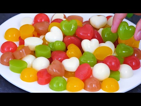 Resep Permen Jelly Buah Kenyal, Hanya 4 Bahan! Sangat mudah dan Lezat