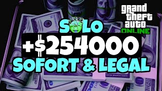 +$254000 RUCKIZUCKI SOLO LEGAL & OHNE ALLES IN GTA 5 ONLINE