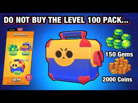 Buying The Level 100 Pack In Brawl Stars Youtube - when do you get a level pack brawl stars