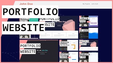 ASMR Programming - Modern Responsive Portfolio Website  - No Talking [4K - HQ]