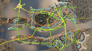 Public Transport Overview - Cities: Skylines - Aurelia 104 screenshot 3