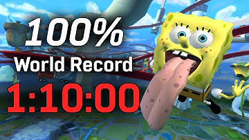 SpongeBob SquarePants: Battle for Bikini Bottom - 100% Speedrun World Record 1:10:00