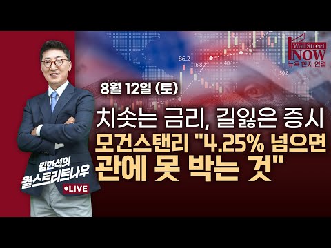   김현석의 월스트리트나우 치솟는 금리 길잃은 증시 모건스탠리 4 25 넘으면 관에 못 박는 것