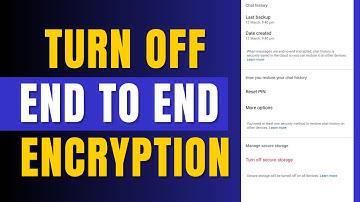 How to Turn off End to End Encryption on Facebook Messenger | Remove End to End Encryption