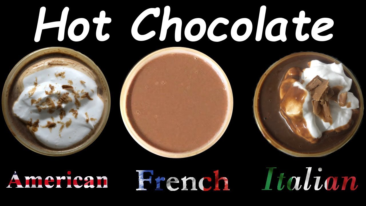 How To Make HOT CHOCOLATE At Home 3 WAYS YouTube