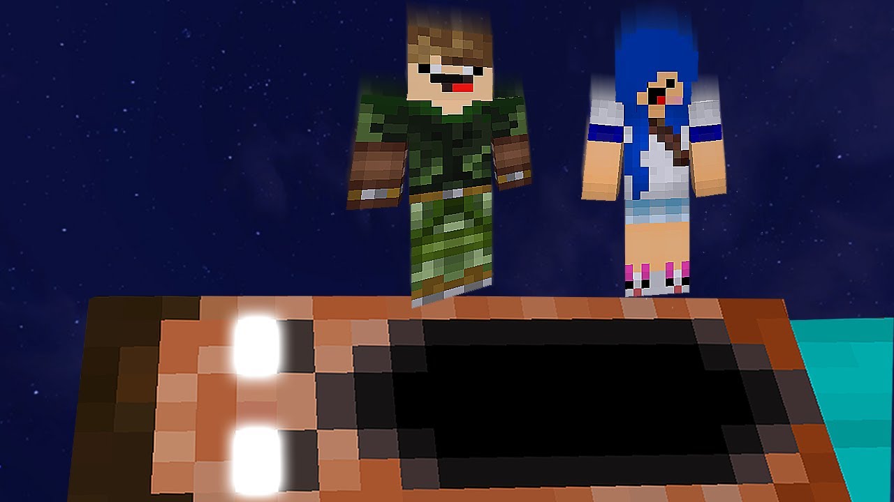 2 Idiotas + Monstros ASSUSTADORES em 1 CHUNK MINECRAFT (EP 3)