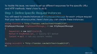 How To Unit Test An Httpclient With Moq Based On The Url And Http Method