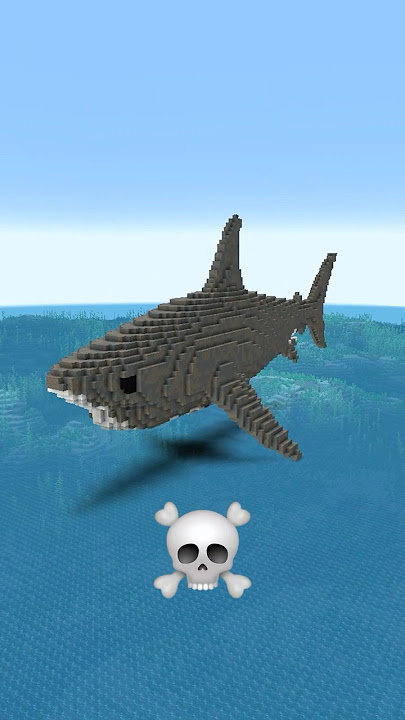 Minecraft Shark House Build Battle - Noob vs Pro vs Hacker vs God #shorts #minecraft