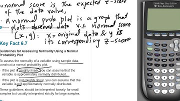 Math 10 Section 6.4: Assessing Normality