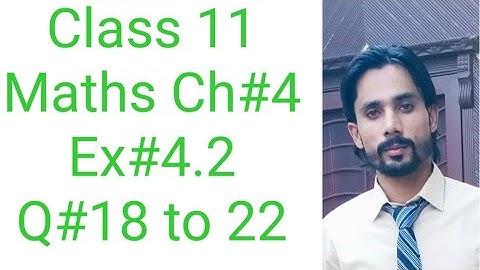 Class 11 Maths Ch#4 Ex#4.2 Q#18 to 22( Reciprocal Equations) in Hindi