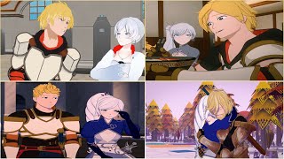 All Jaune and Weiss Scenes || RWBY Volume 1-9 Compilation
