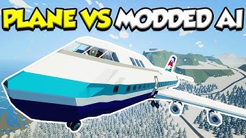 MASSIVE MODDED AI ARMY VS PLANES! - Stormworks Plane Crash - Stormworks Weapons DLC