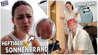 ZIMMER WECHSEL…😳 MONE hat heftigen SONNENBRAND☀️😭 | kobexmone