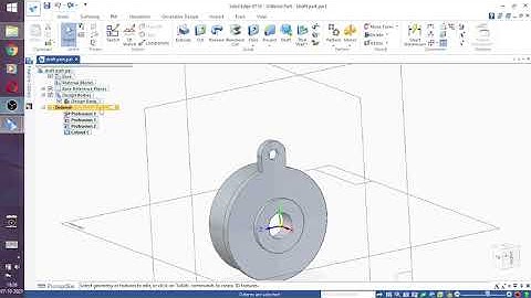 Pattern along curve command in solidedge