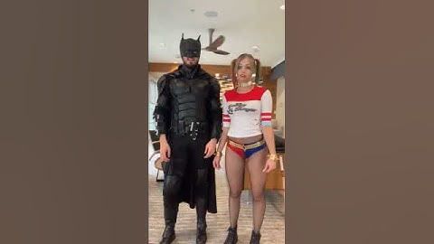Friends 🦇Batman and Harley🎭 #harleyquinn #batman #cosplay #dc #dccomics #frends #dcuniverse #joker