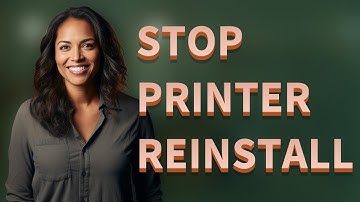 How Can I Stop My Computer from Automatically Reinstalling Old Printers?