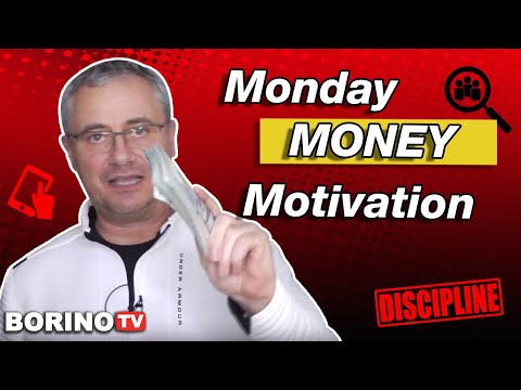 How To Stay MOTIVATED: Monday Money Motivation With Borino ✅
