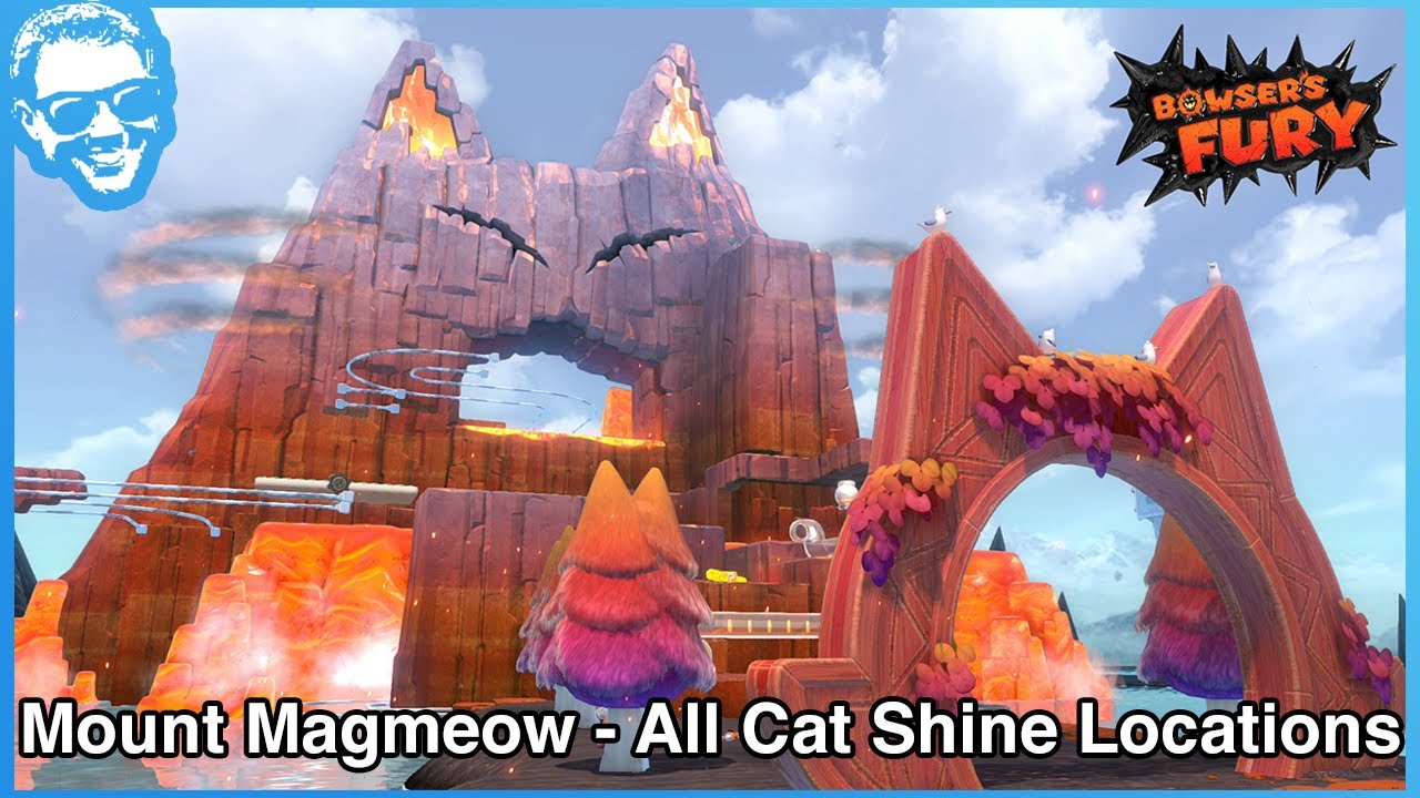 Mount Magmeow All Cat Shine Locations Guide Bowser's Fury YouTube