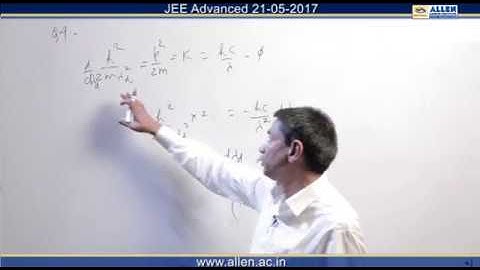 JEE Advanced 2017 Physics Solution Q. 1, 2, 3, 4 (Paper-2) Code-9