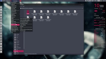 ArchLabs : 92 changing the tint2 theme to hibiscus color 2/6