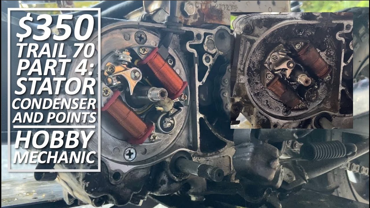 $350 Project Honda CT70 Build Part 4: Stator, Points and Condenser