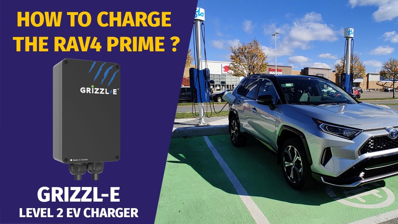 How to charge your PlugIn Hybrid 2021 Toyota RAV4 Prime XSE YouTube