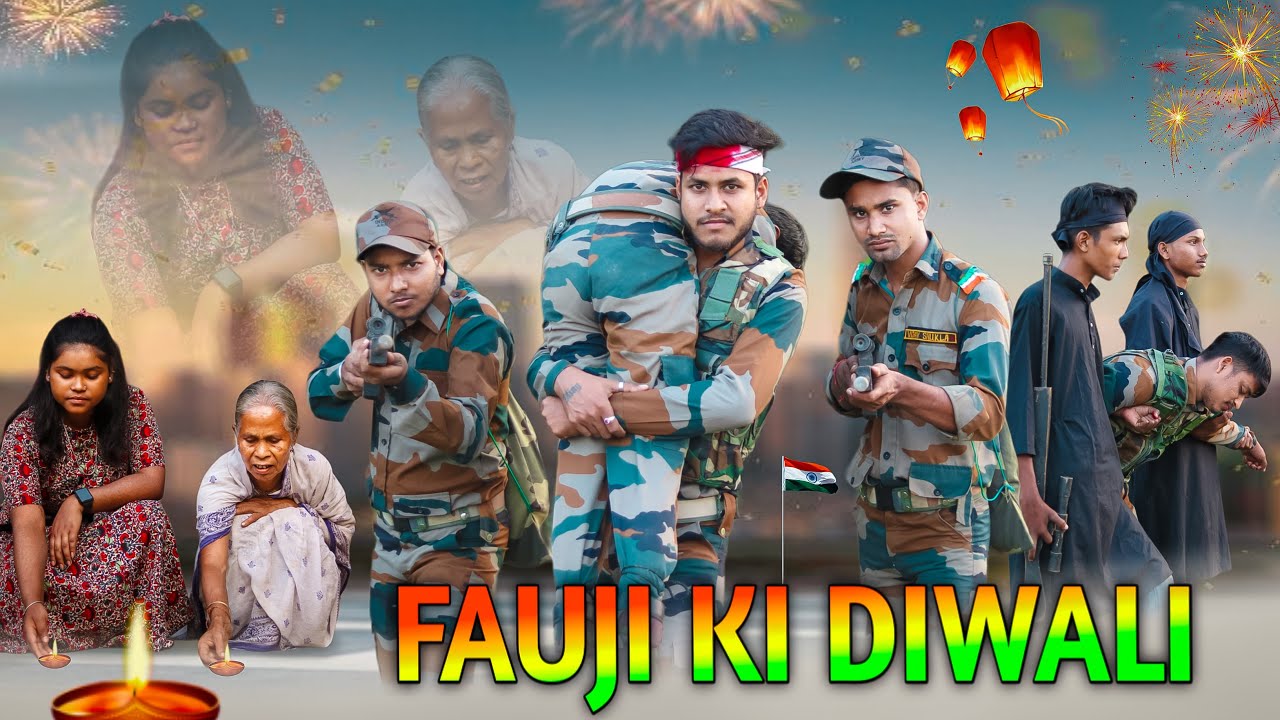 Fauji ki Diwali //Heart touching Army Story //Indian Army vs Atankwadi //By Little Flower