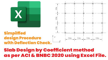 Slab Design Using Excel File with Easiest Method