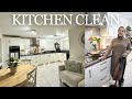 Late night kitchen clean  evening kitchen cleaning routine cleaning motivation uk