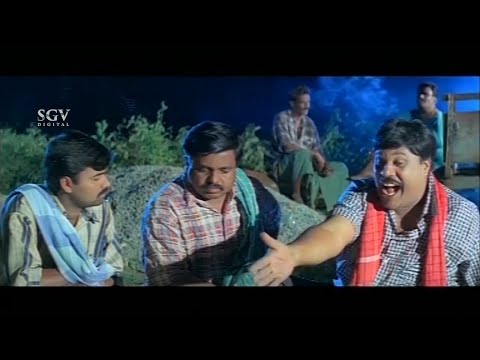 village-best-drama-practicing-scenes-|-kannada-comedy-scenes-|-sri-krishna-sandhana-kannada-movie