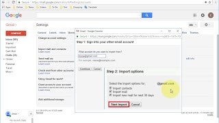 How to Transfer All Emails & Contacts from one Gmail to other Gmail (Old to New) Easy screenshot 2