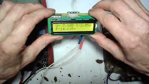 Измеритель тока напряжения и мощности на INA226