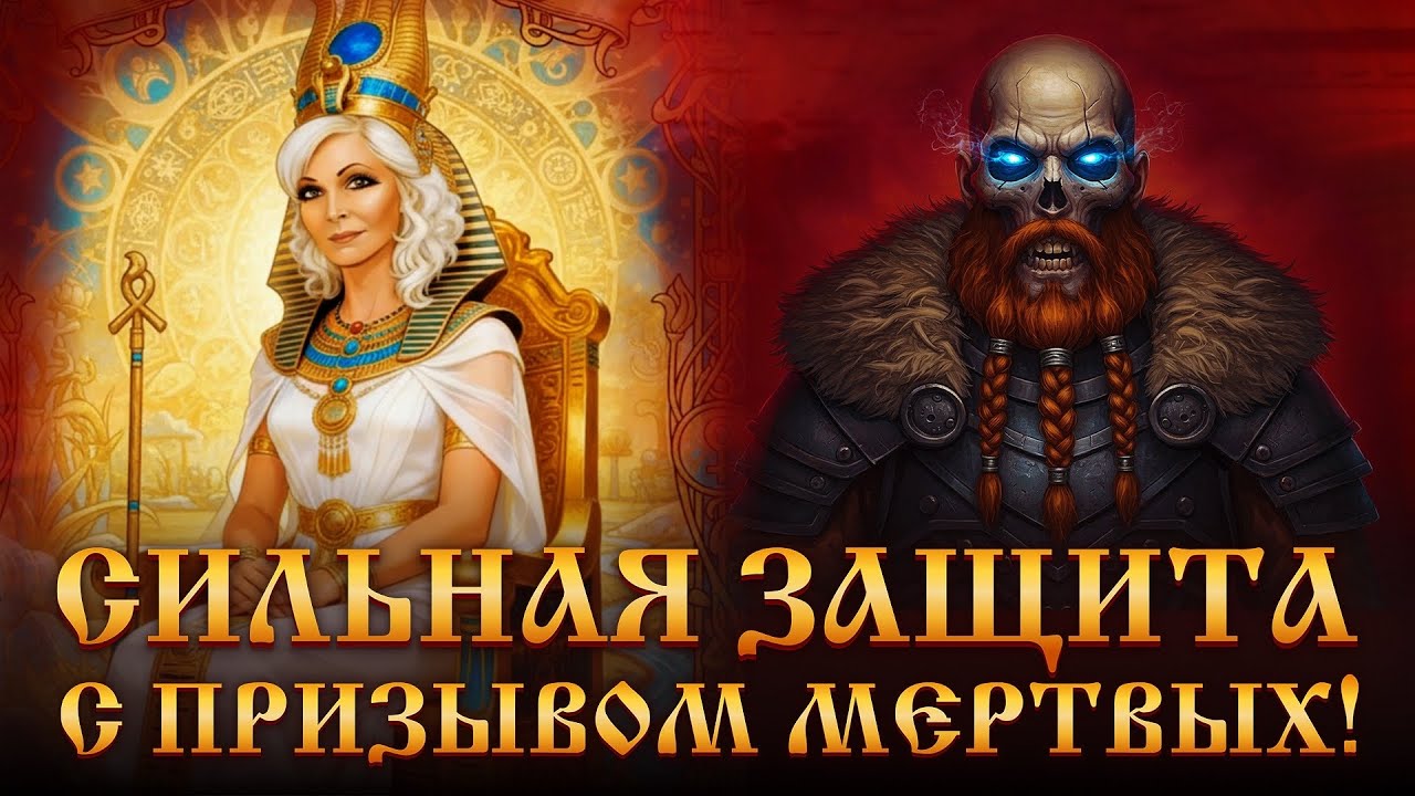 СИЛЬНАЯ ЗАЩИТА С призывом МЕРТВЫХ !