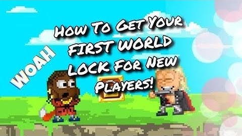 Pixel World How To Get First World Lock For New Player!