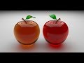 Modelling and Texturing a Glass Apple in Cinema 4d