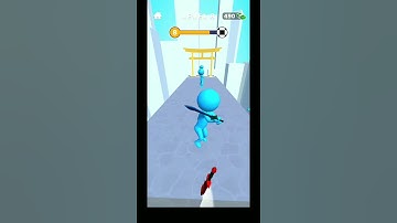sword play ninja slice runner 3d , level 8 , #shorts