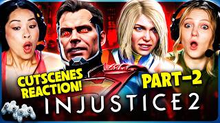 INJUSTICE 2 CUTSCENES (Part 2/2) REACTION! | Alli & Vivian screenshot 3